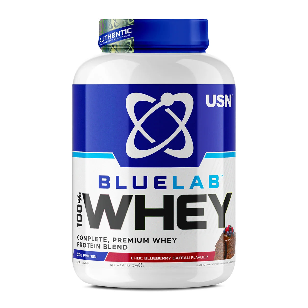 USN Blue Lab Whey 2kg Chocolate Blueberry Gateau