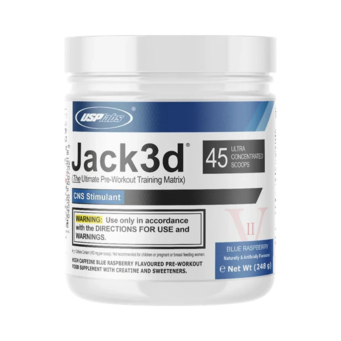 USP Labs Jack3d Advanced 248g Blue Raspberry