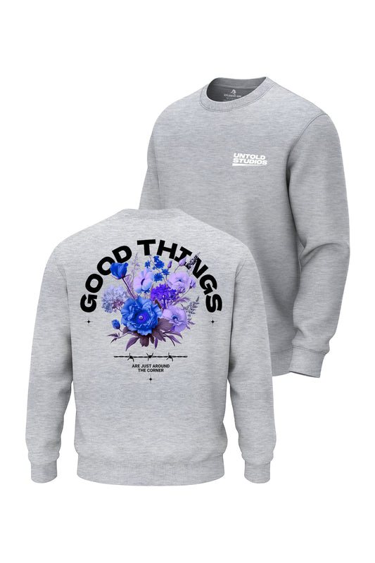 US Good Things Sweatshirt - Sports Grey