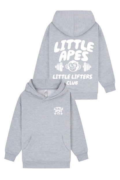 Little Apes Little Lifters Club Hoodie - Sports Grey