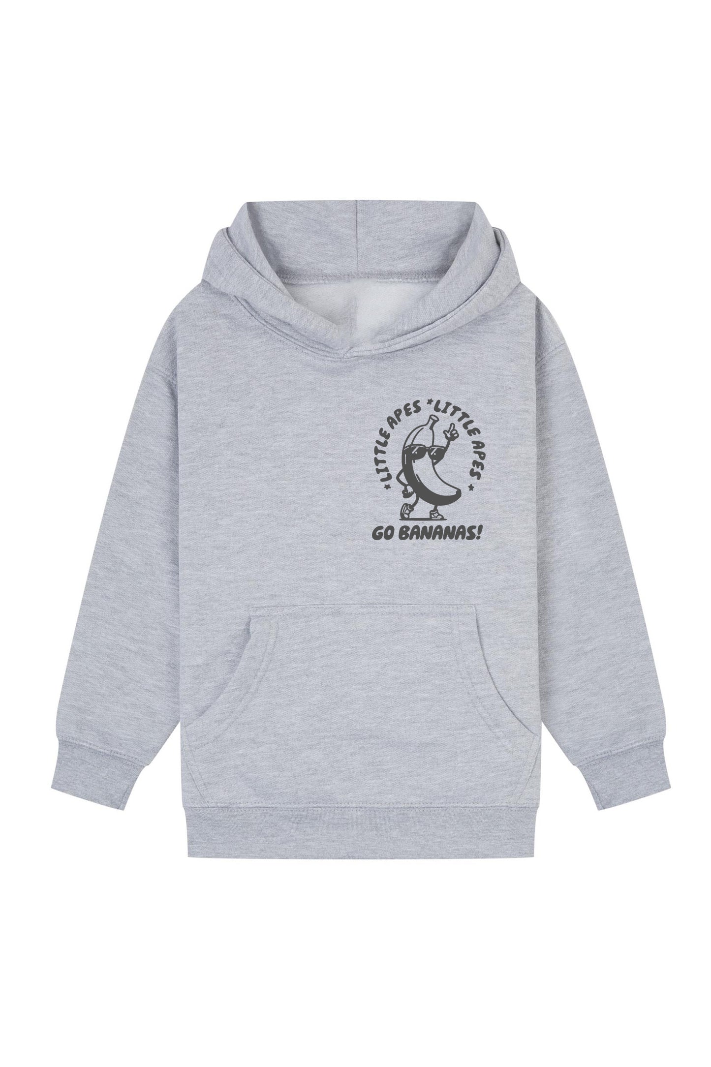 Little Apes Go Bananas! Hoodie - Sports Grey