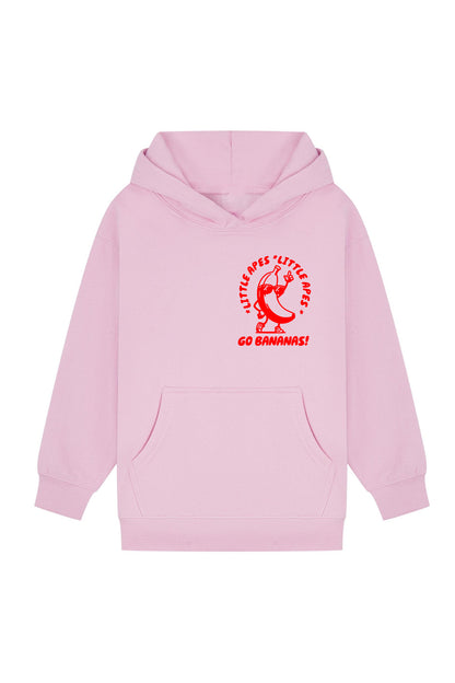 Little Apes Go Bananas! Hoodie - Light Pink