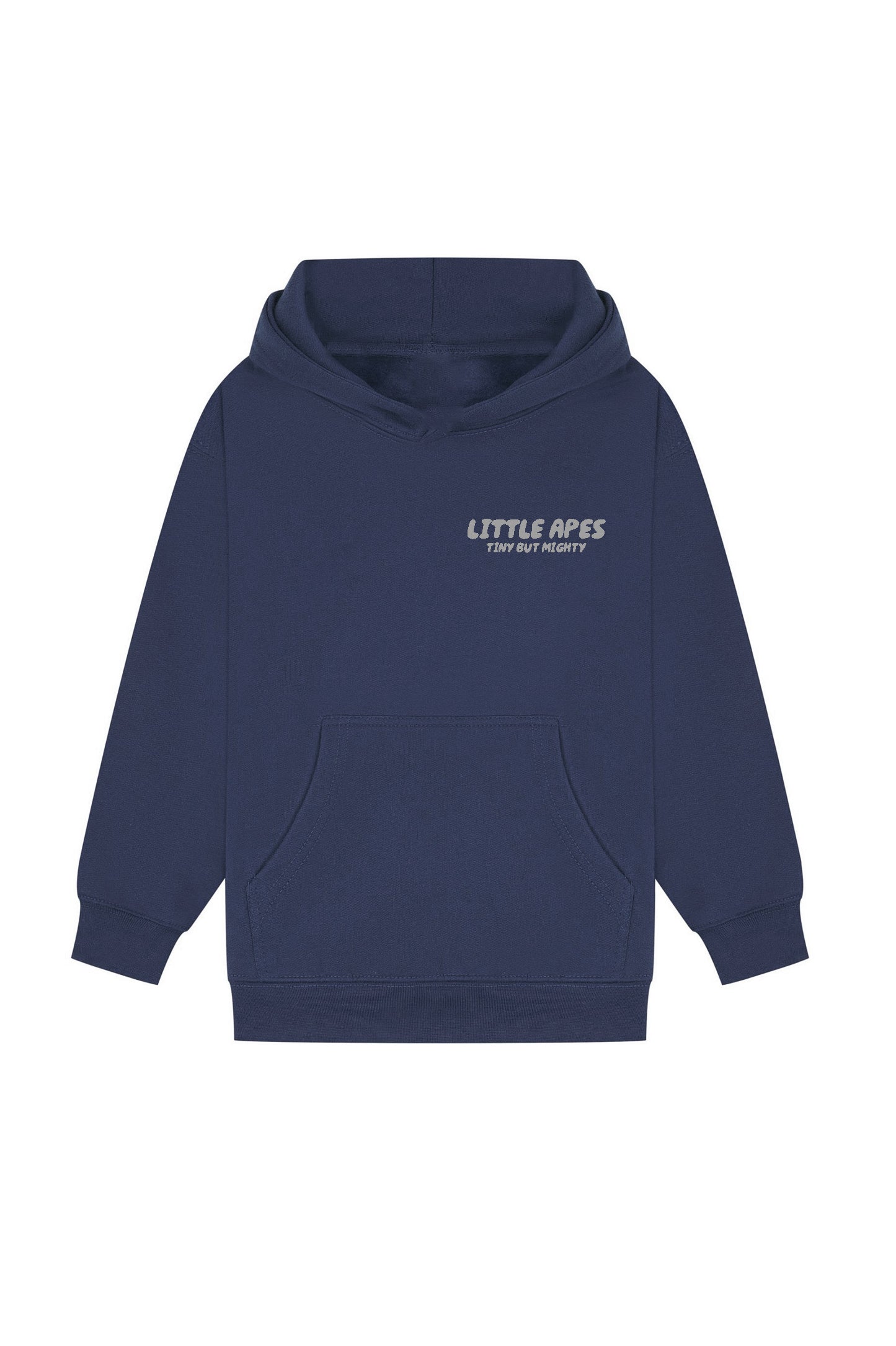 Little Apes Tiny But Mighty Hoodie - Navy