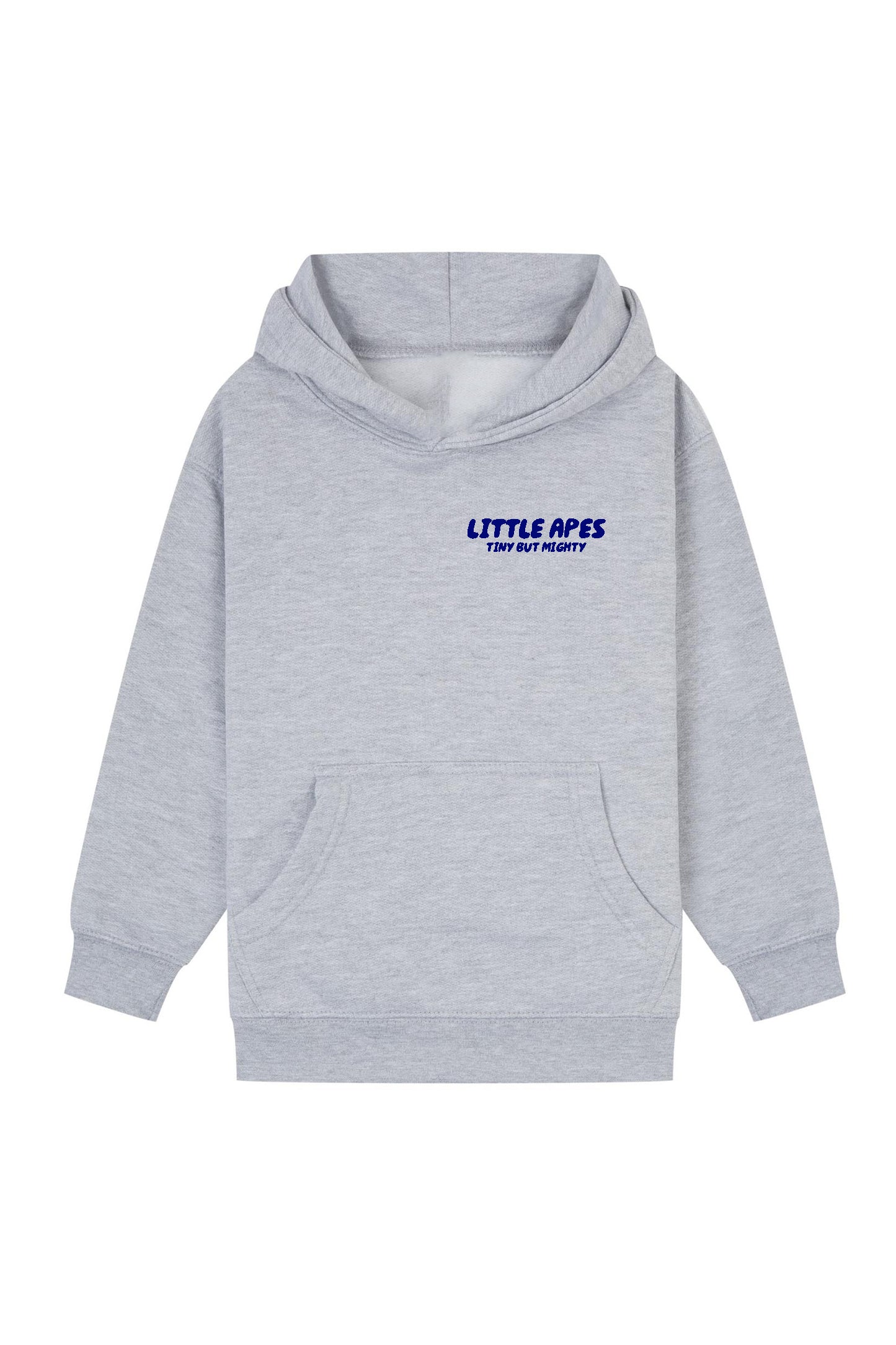 Little Apes Tiny But Mighty Hoodie - Sports Grey