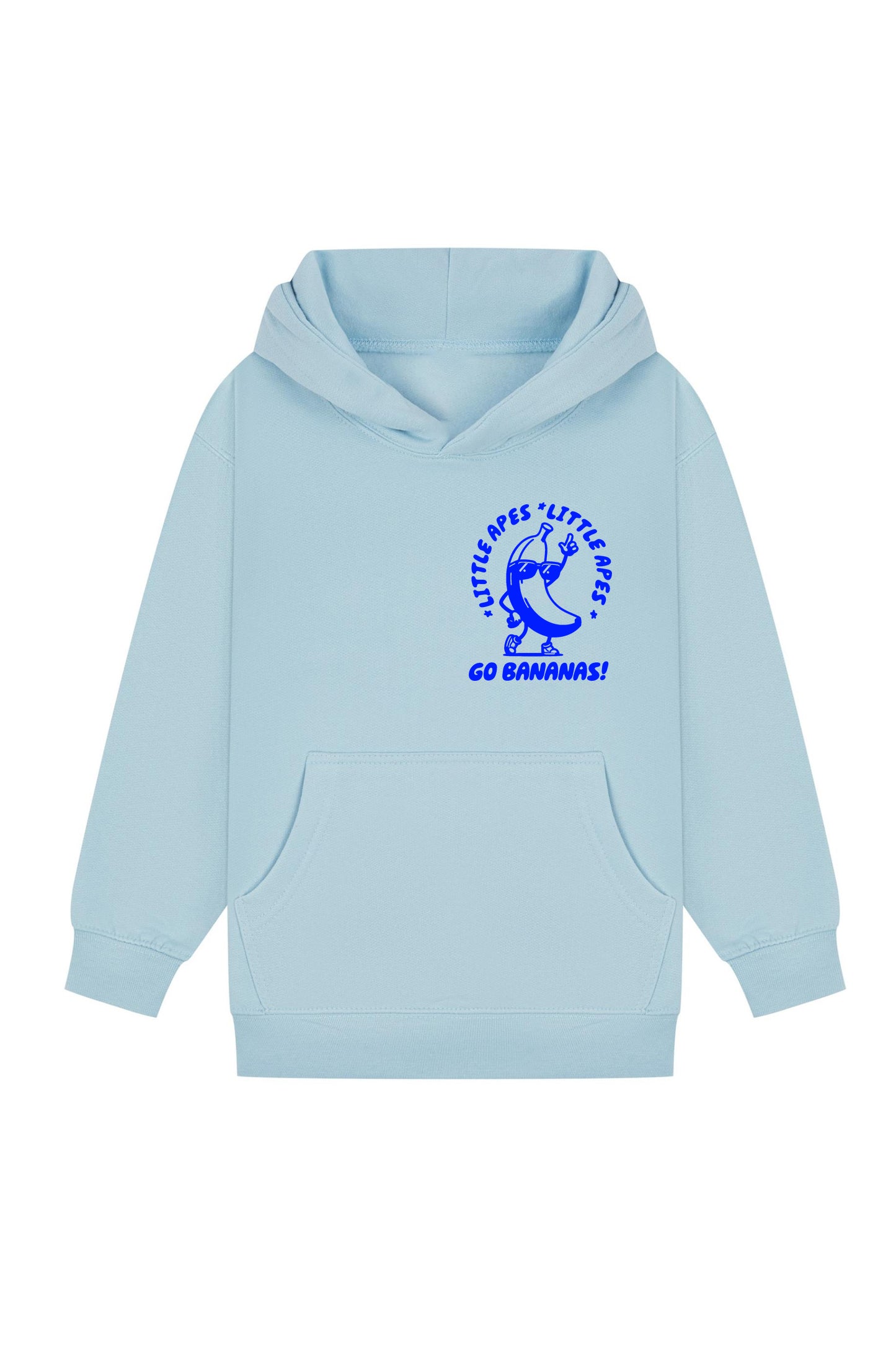 Little Apes Go Bananas! Hoodie - Light Blue