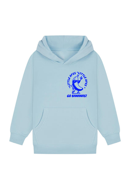 Little Apes Go Bananas! Hoodie - Light Blue