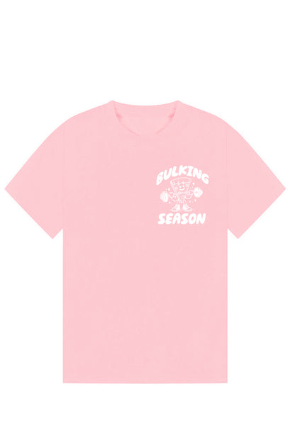 Little Apes Bulking Season  Tee - Light Pink