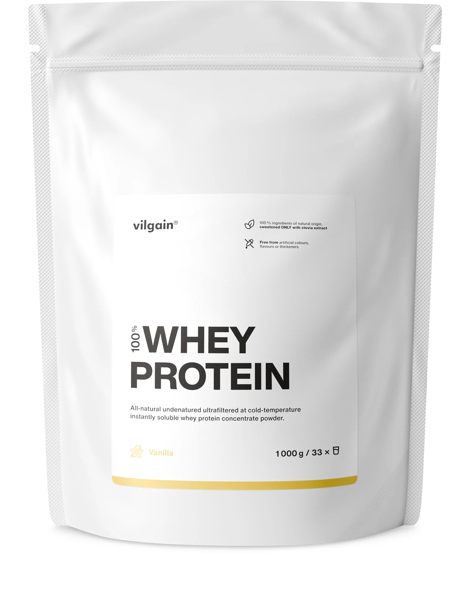 Vilgain Whey Protein 1000g Vanilla