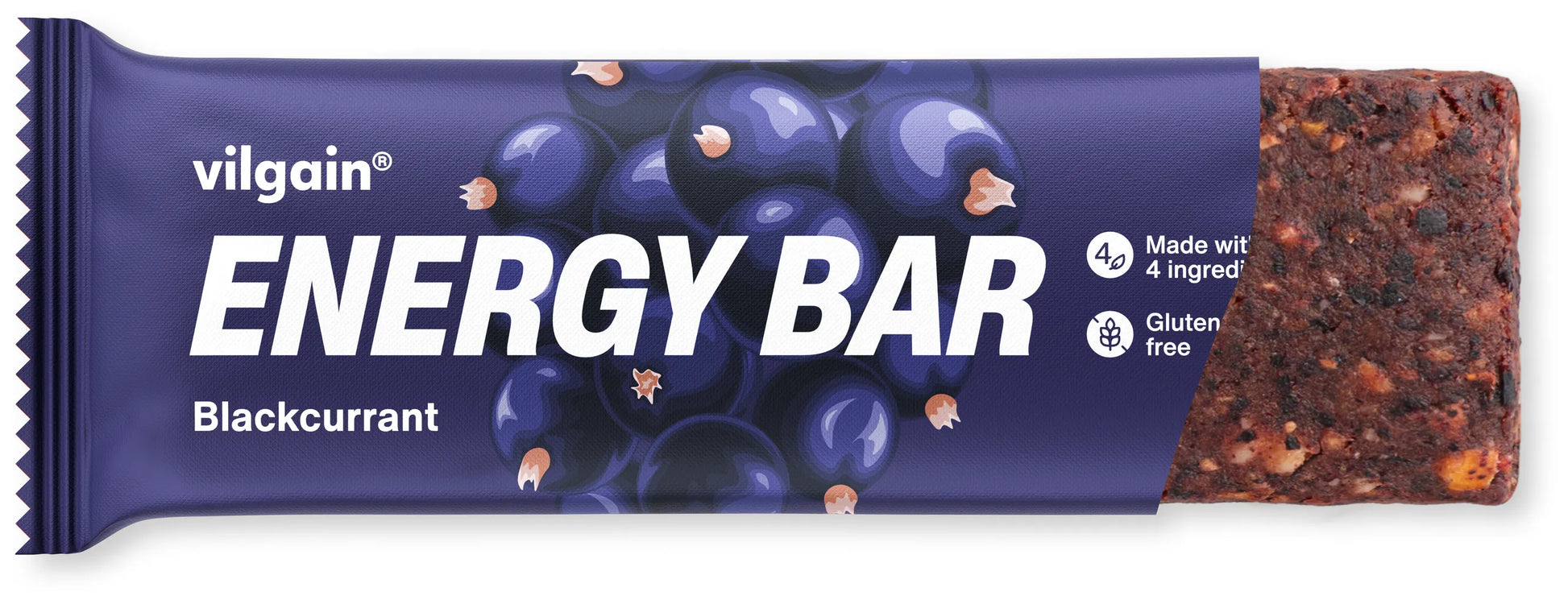 Vilgain Energy Bar 12x55g Blackcurrant