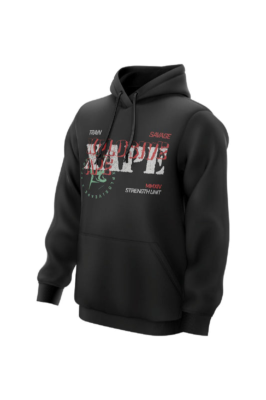 XAPE Strength Dept V2 String Hoodie - Black