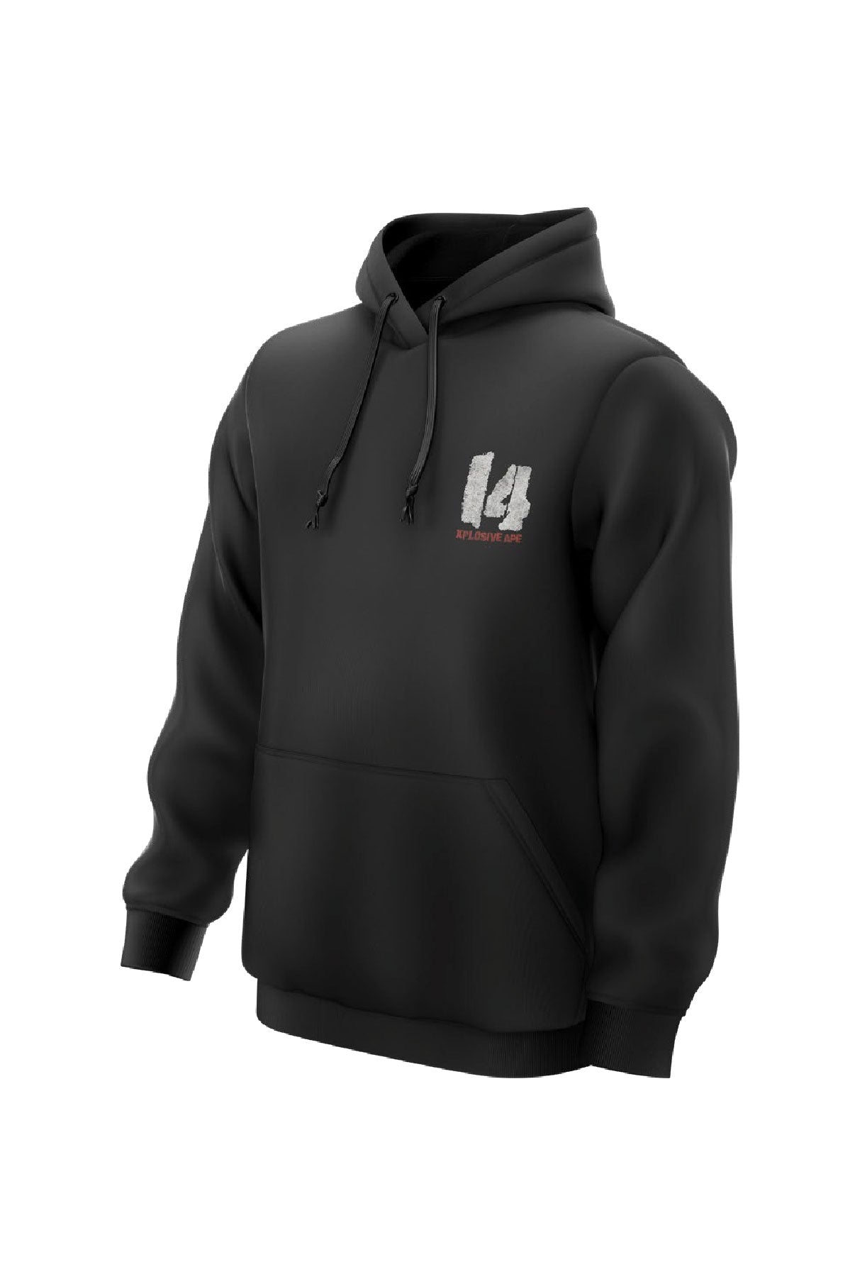 XAPE Strength Built 14 String Hoodie - Black