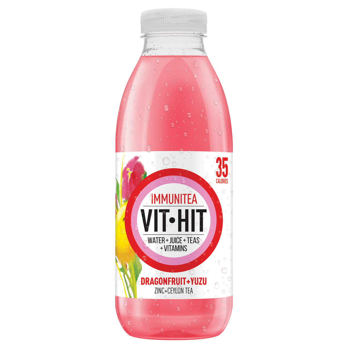 VITHIT Immunitea 12x500ml Dragonfruit & Yuzu