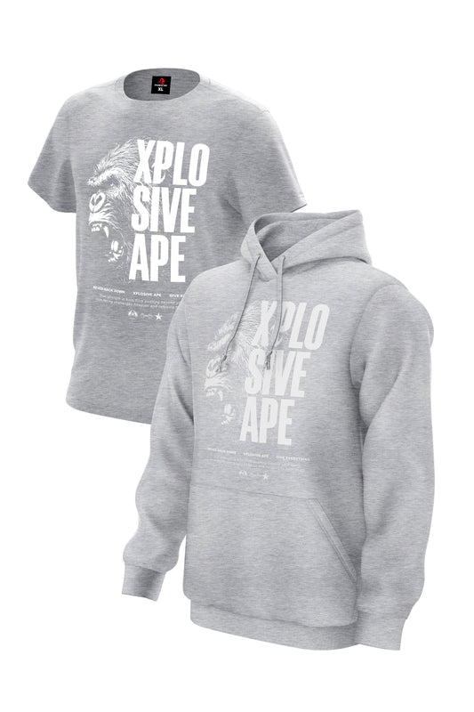 XAPE Vanguard V2 Hoodie & Tee - Grey