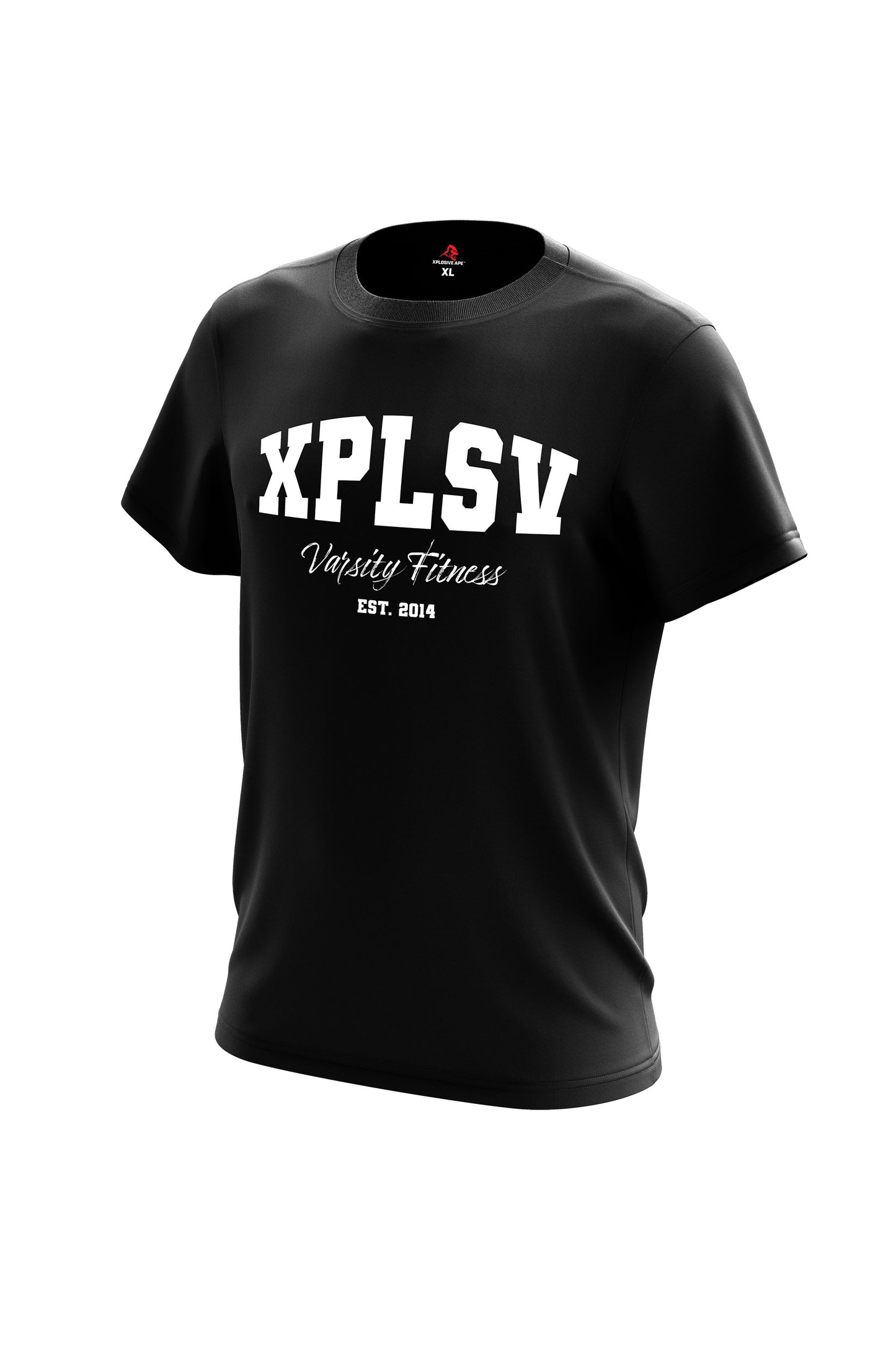 XAPE Varsity Fitness V2 Tee - Black