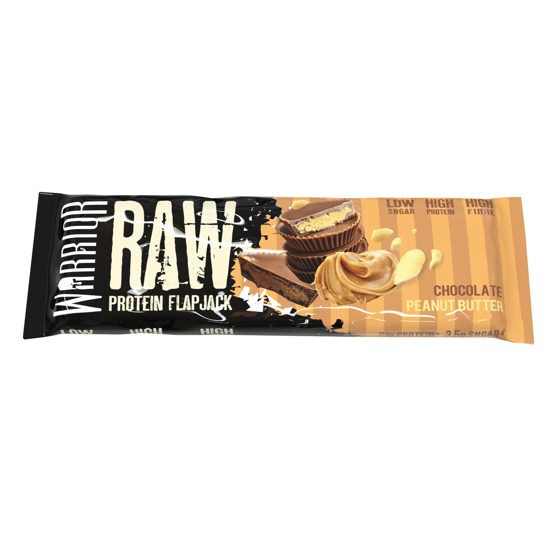 Warrior Raw Protein Flapjack 12x75g Chocolate Peanut Butter