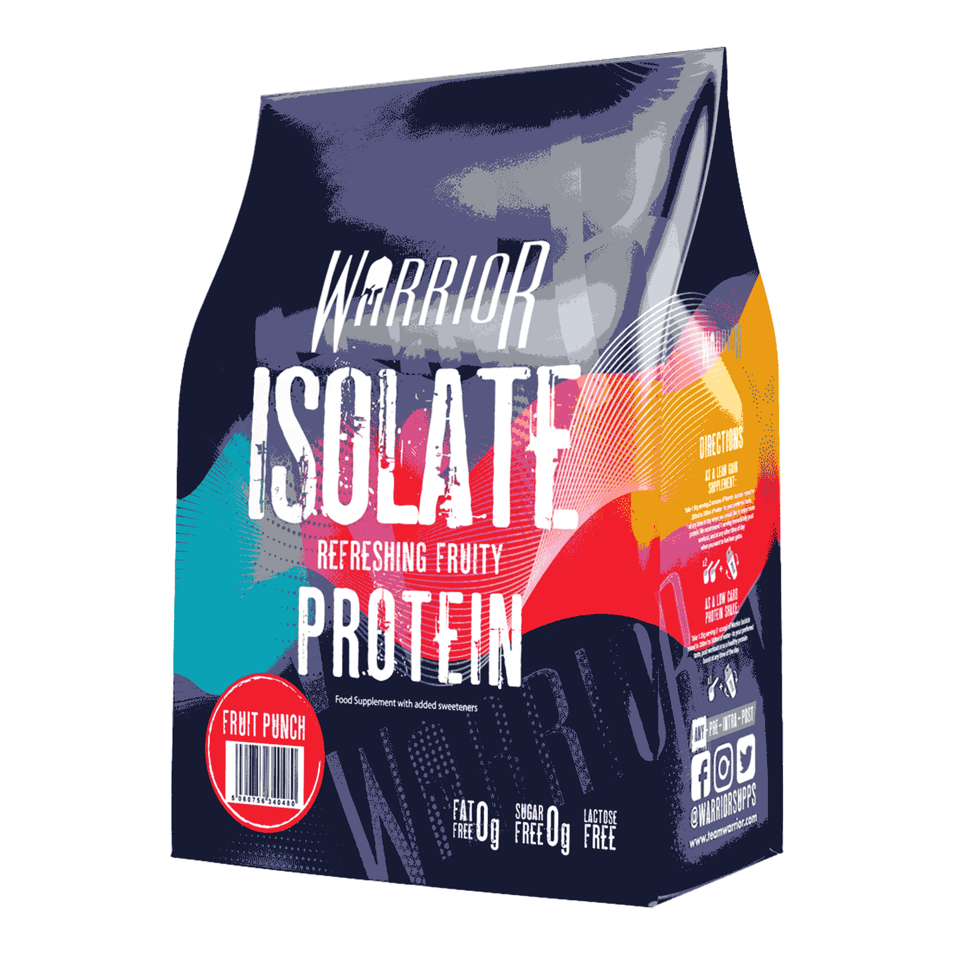 Warrior Isolate 500g Fruit Punch