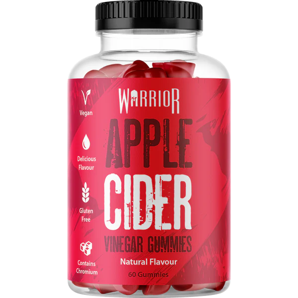 Warrior Apple Cider Vinegar Gummies 60Gummies Apple