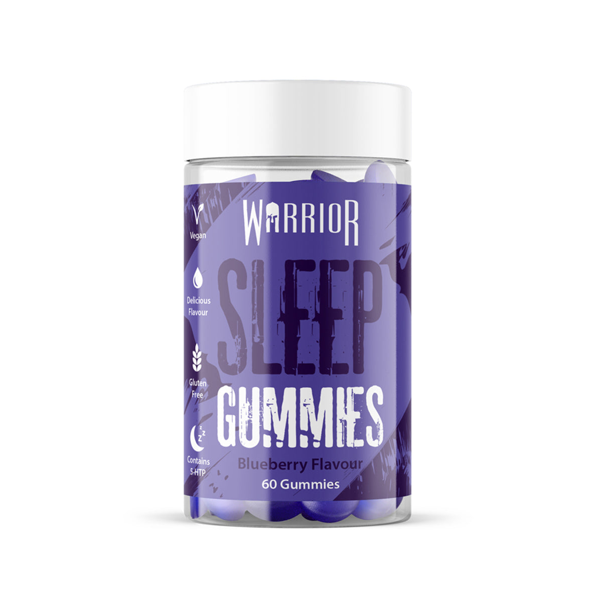 Warrior Sleep Gummies 60 Gummies Blueberry