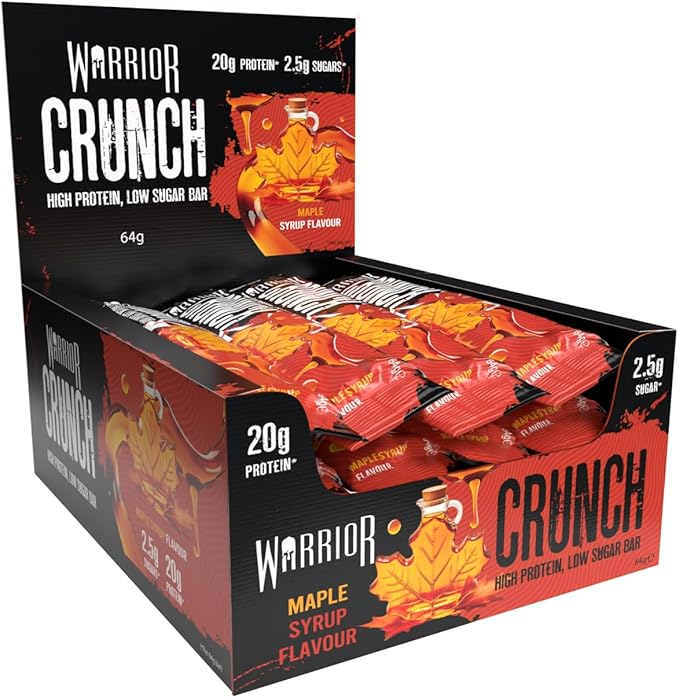 Warrior Crunch Bars 12x64g Maple Syrup