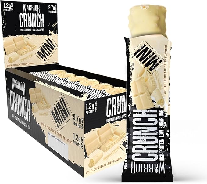 Warrior CRUNCH Mini Bars 24x32g White Chocolate