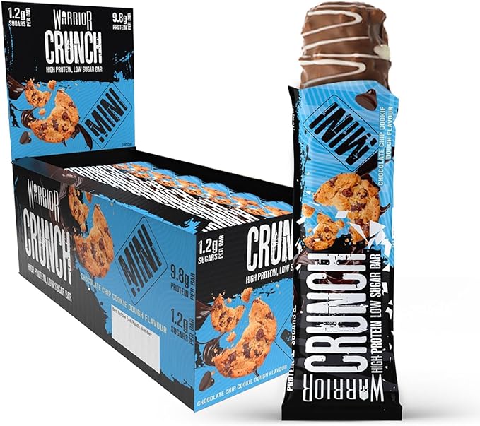 Warrior CRUNCH Mini Bars 24x32g Chocolate Chip Cookie Dough