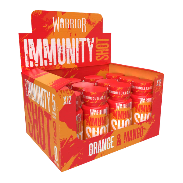 Warrior Immunity Shots 12x60ml Orange & Mango