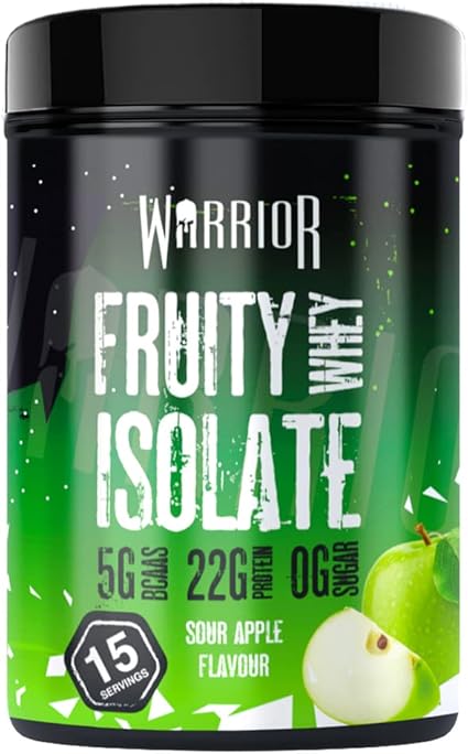 Warrior Fruity Whey Isolate 375g Sour Apple