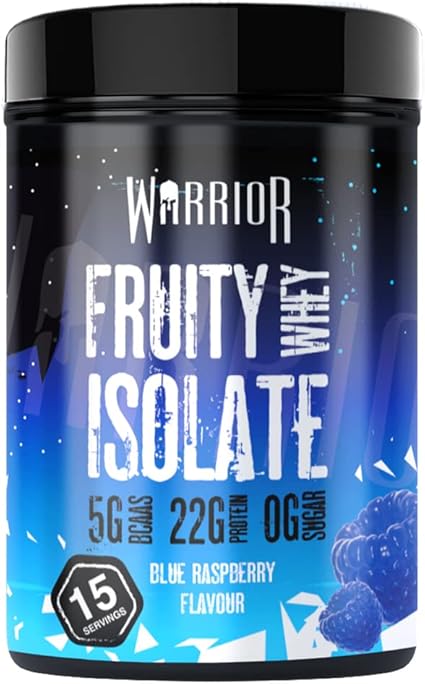 Warrior Fruity Whey Isolate 375g Blue Raspberry