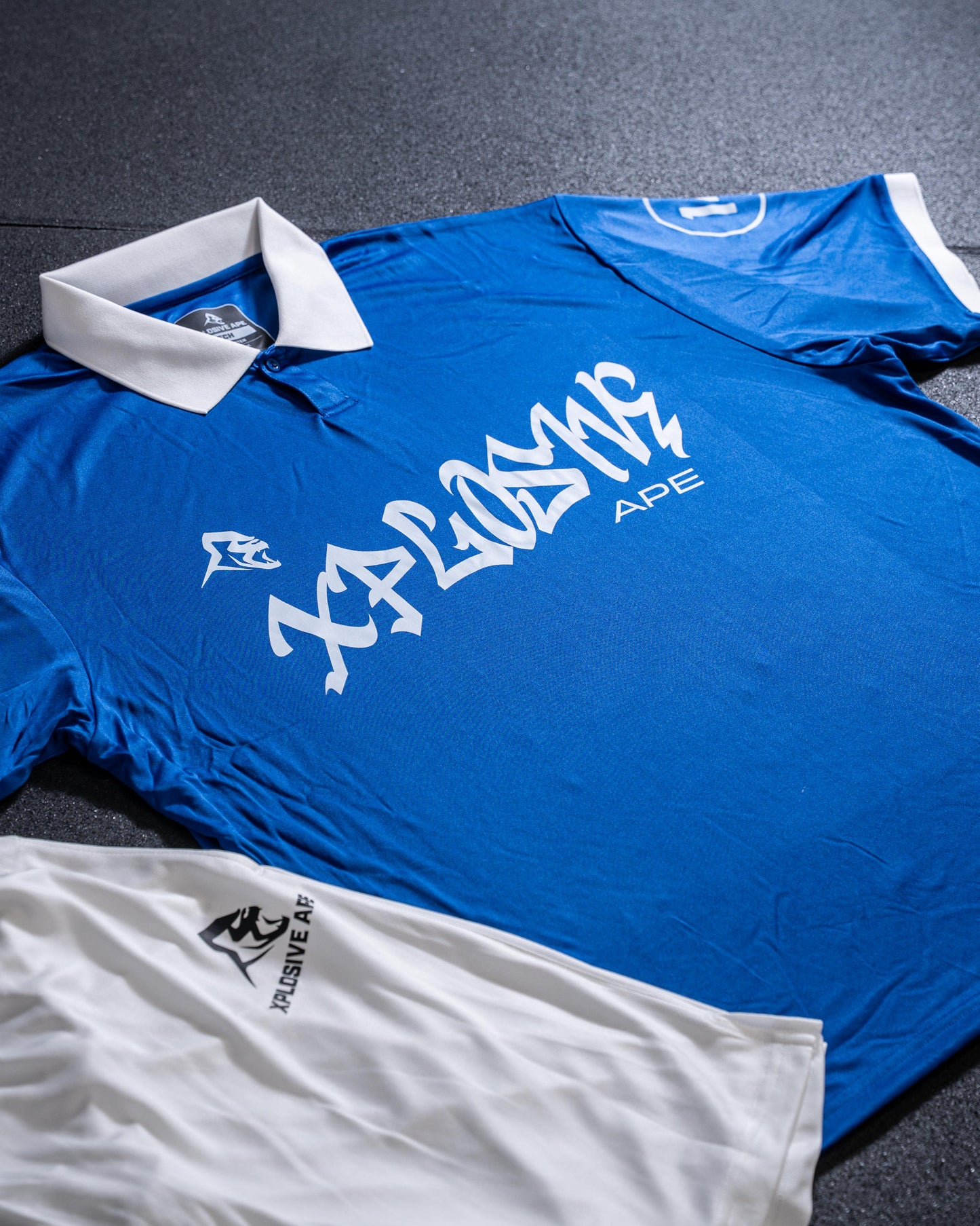 XAPE Street Paint Sports Jersey - Dark Royal/White
