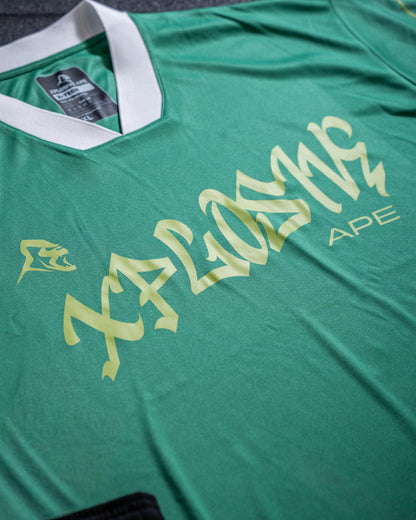XAPE Street Paint Sports Jersey - Green/White