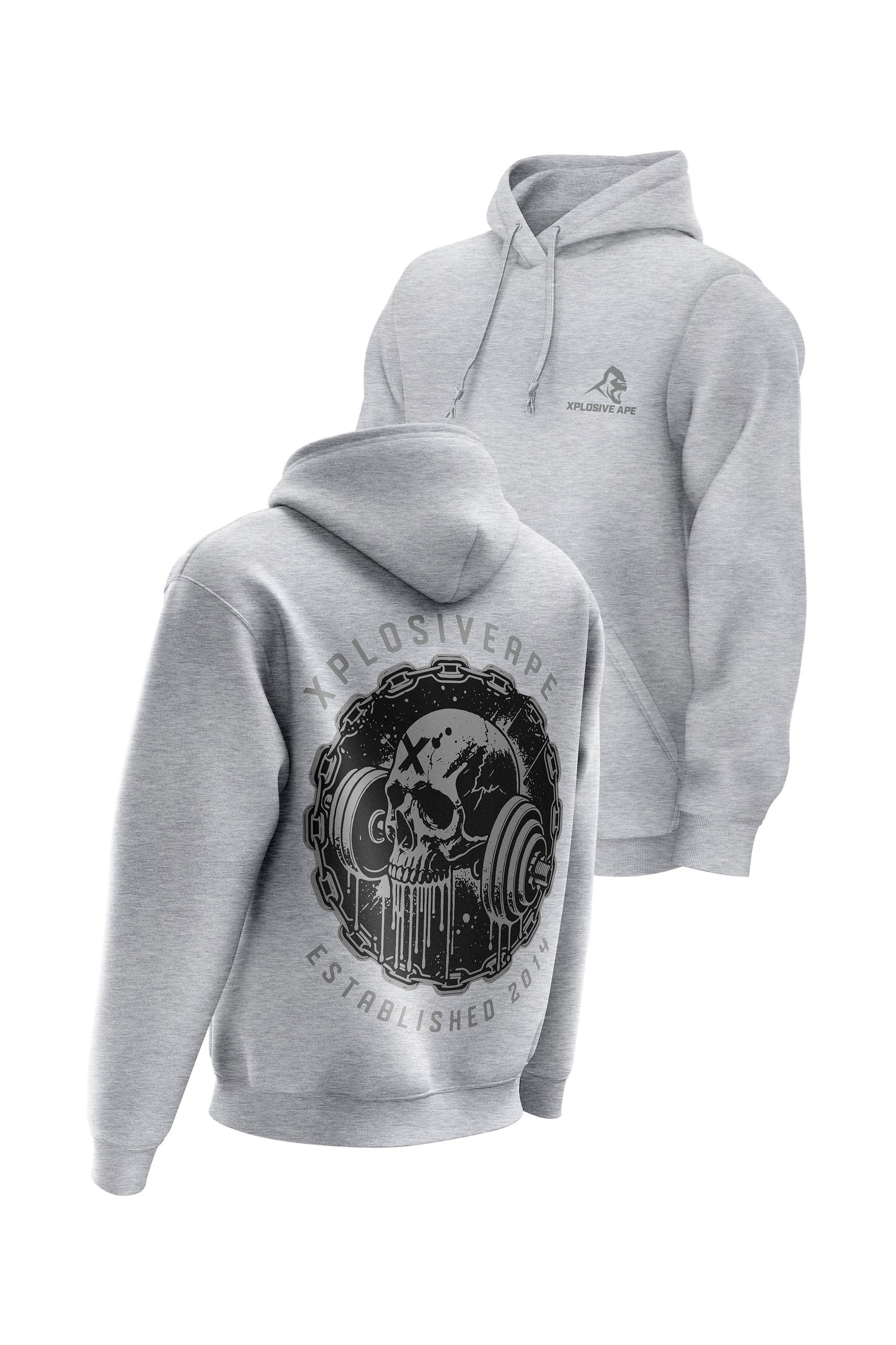 XAPE Whiplash Hoodie - Sports Grey