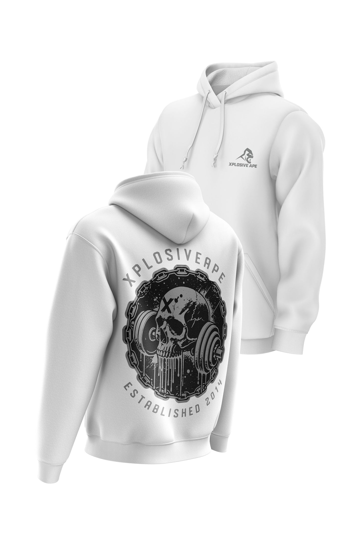 XAPE Whiplash Hoodie - White