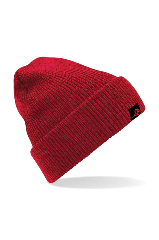 XAPE Classic Label Beanie - Red