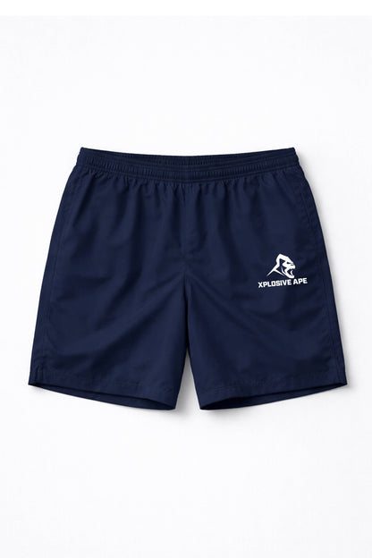 XAPE Classic Logo Mesh Shorts - Navy