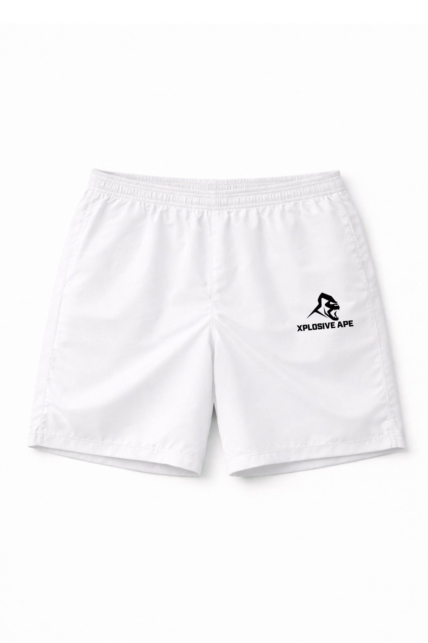 XAPE Classic Logo Mesh Shorts - White