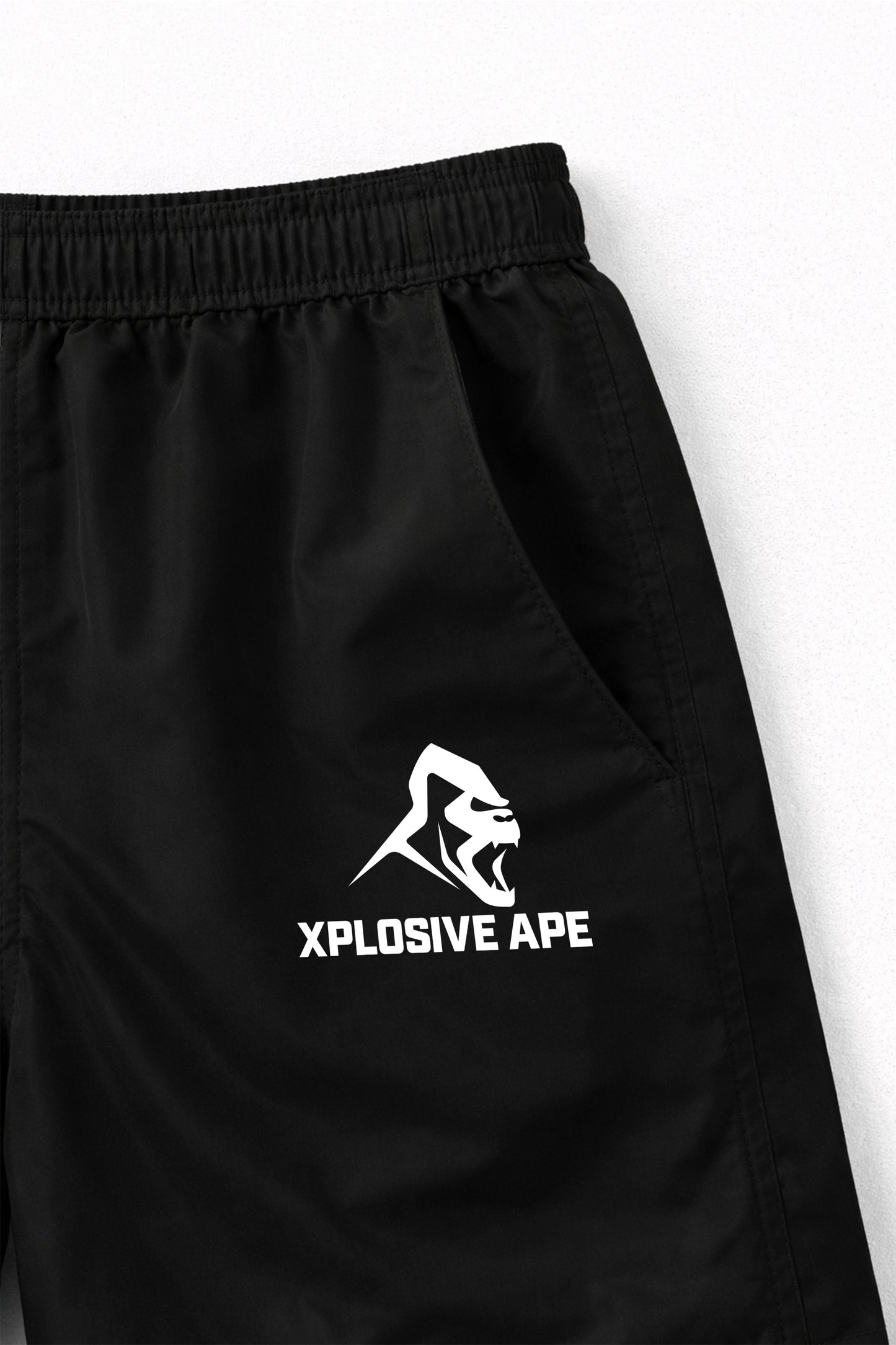 XAPE Classic Logo Mesh Shorts - Black