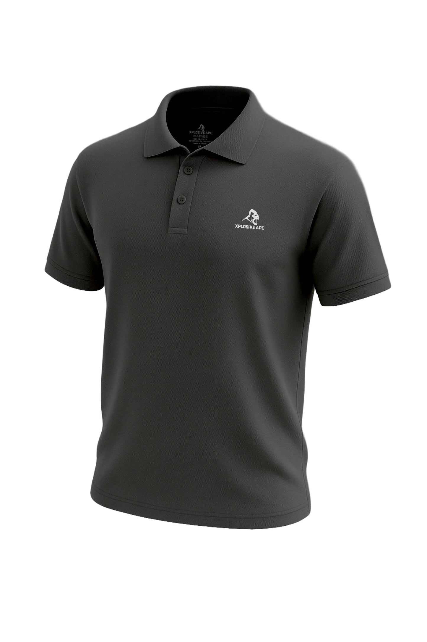 XAPE Prime Polo Shirt - Charcoal