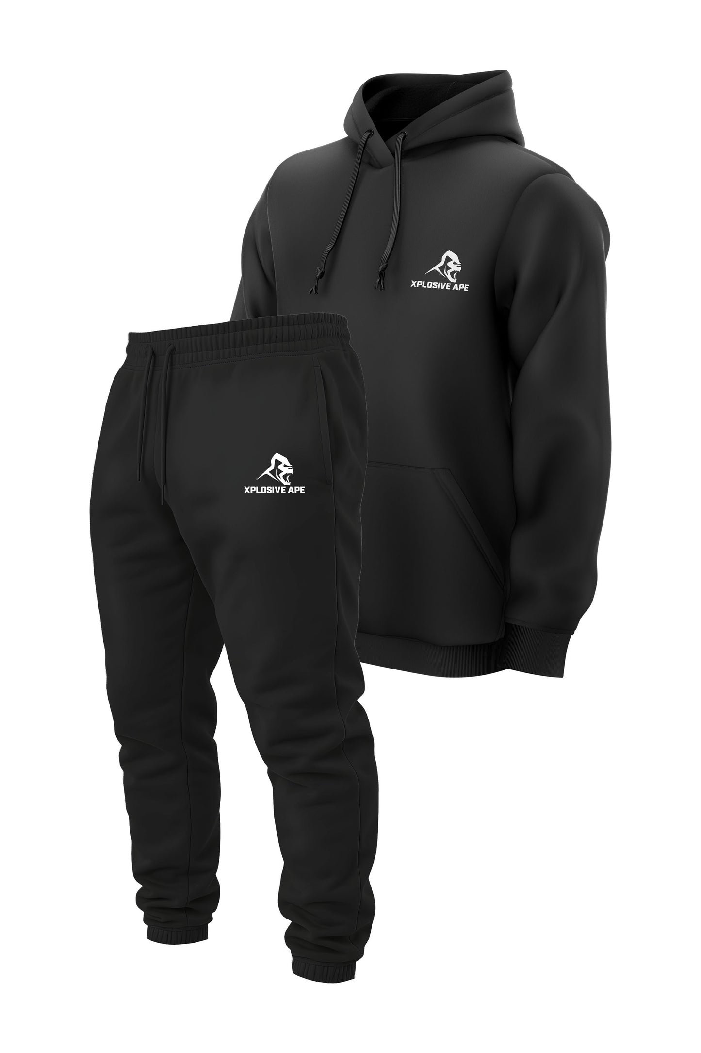 XAPE Prime String Hoodie & Prime Joggers - Black