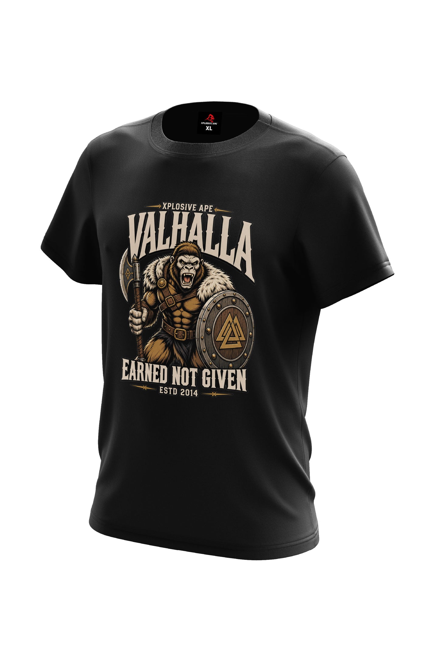 XAPE Valhalla Earned Not Given Tee - Black