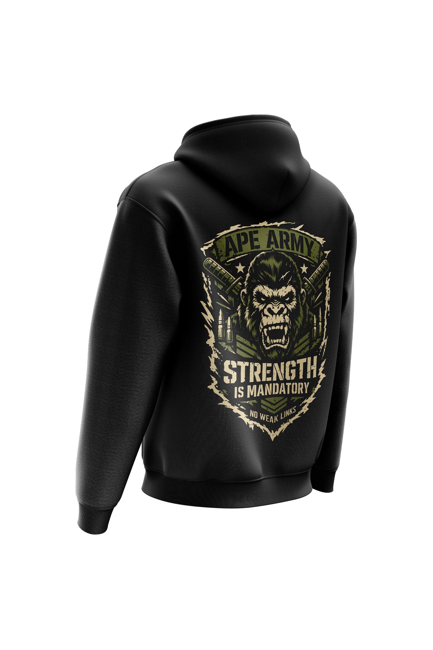 XAPE Army Hoodie - Black