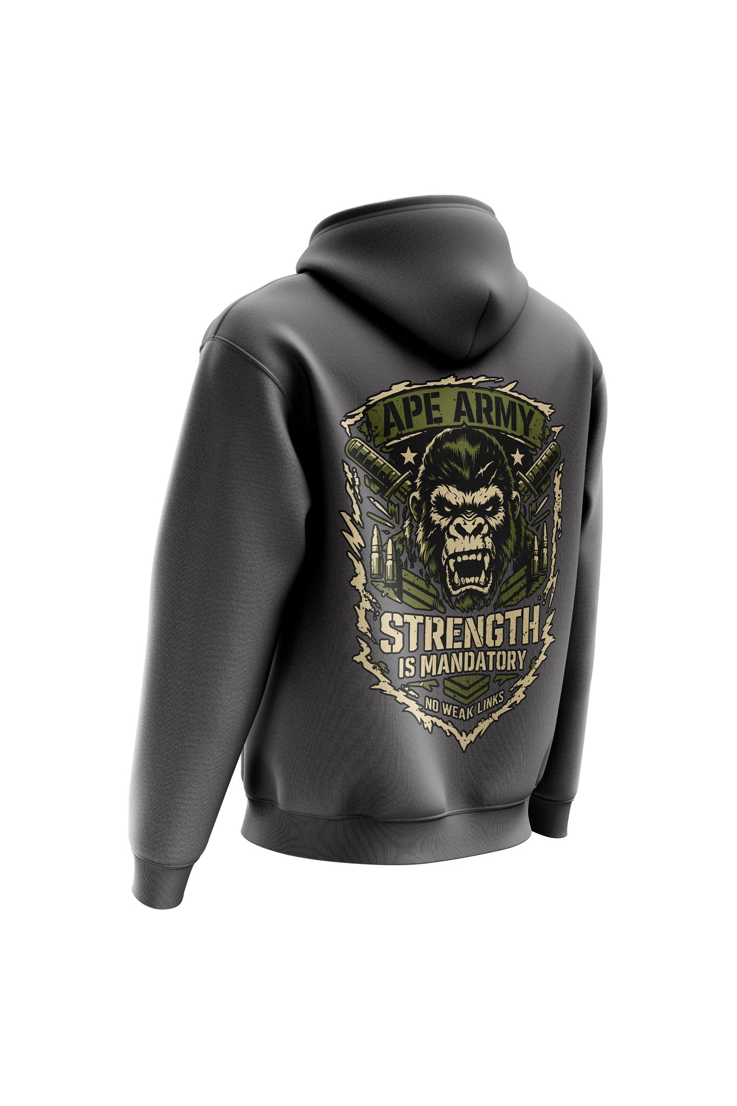 XAPE Army Hoodie - Charcoal