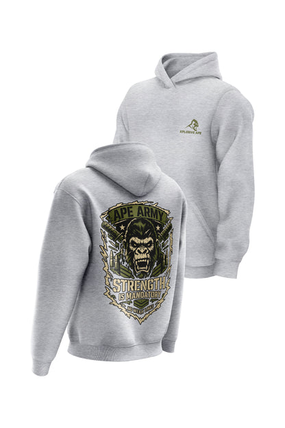 XAPE Army Hoodie - Sports Grey