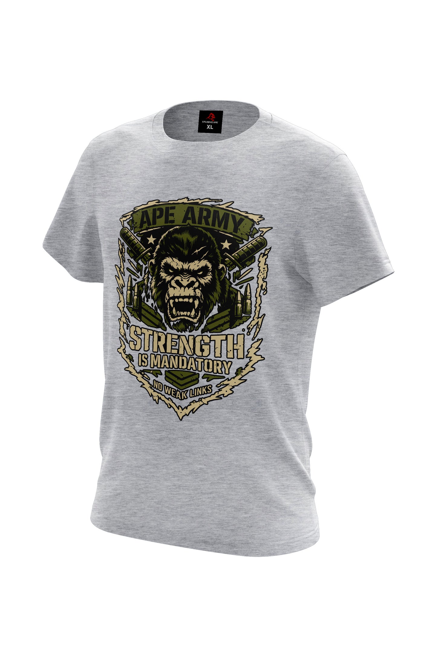 XAPE Army Tee - Sports Grey