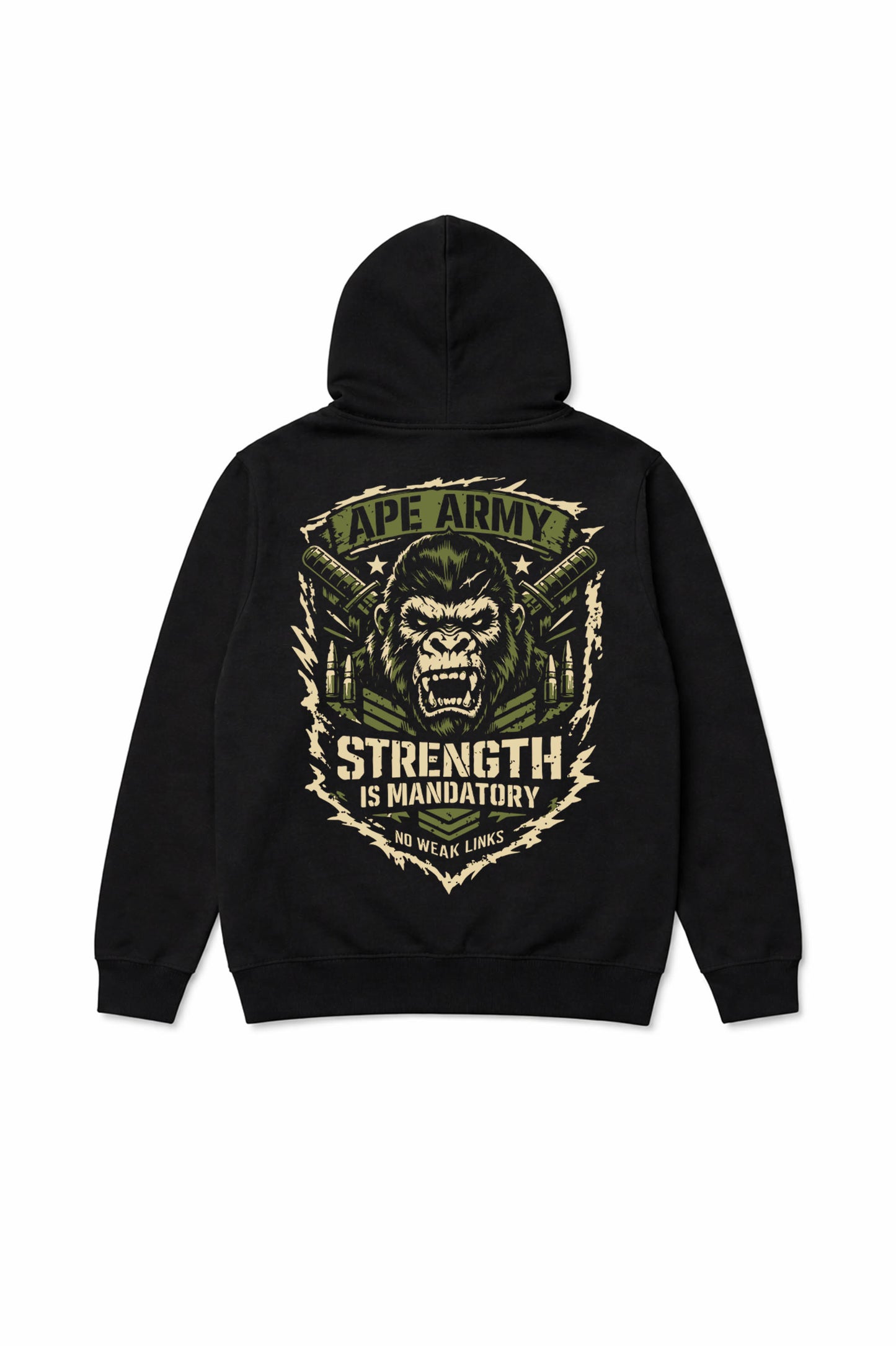 XAPE Army Hoodie - Black
