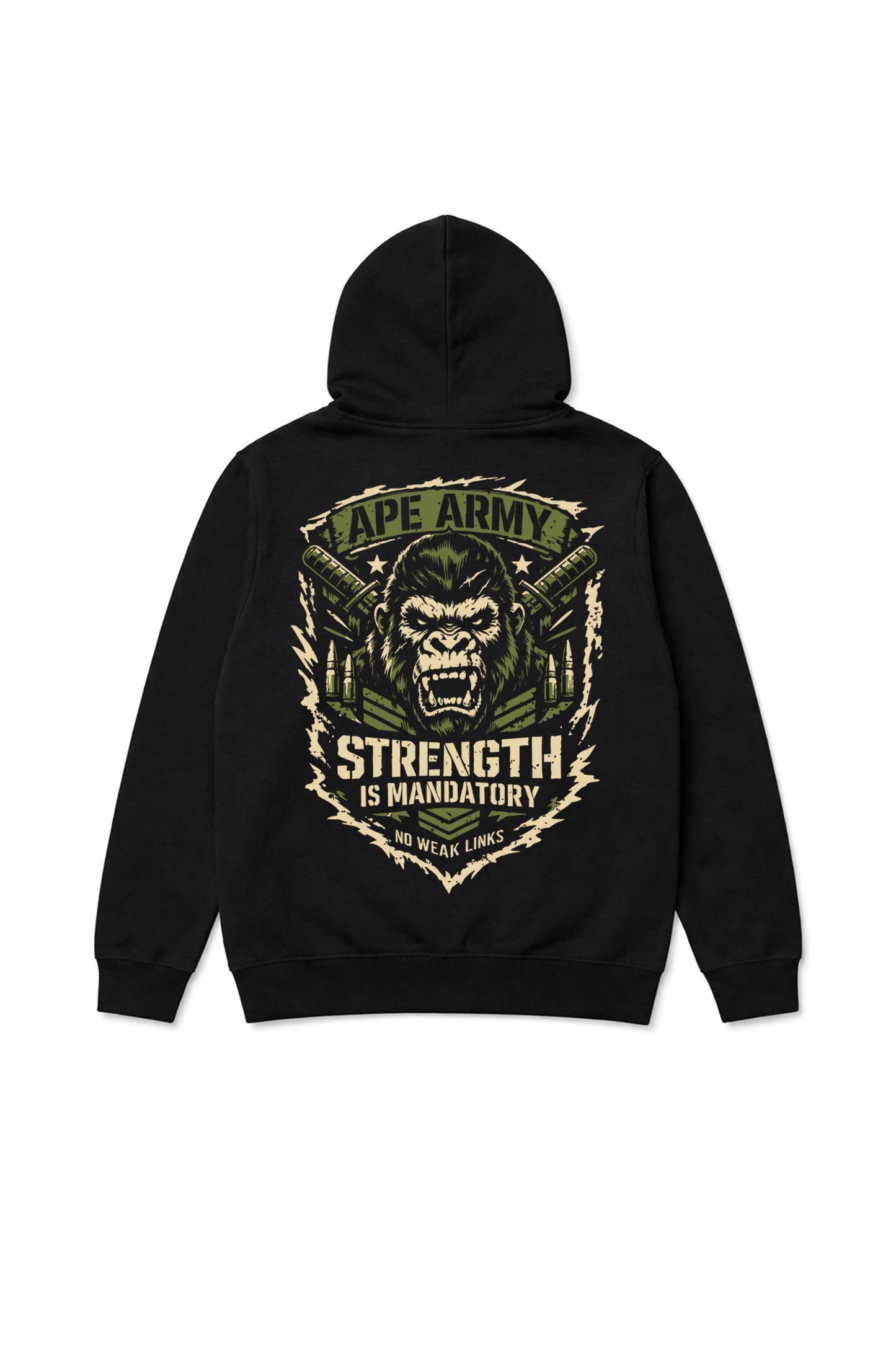 XAPE Army Hoodie - Black