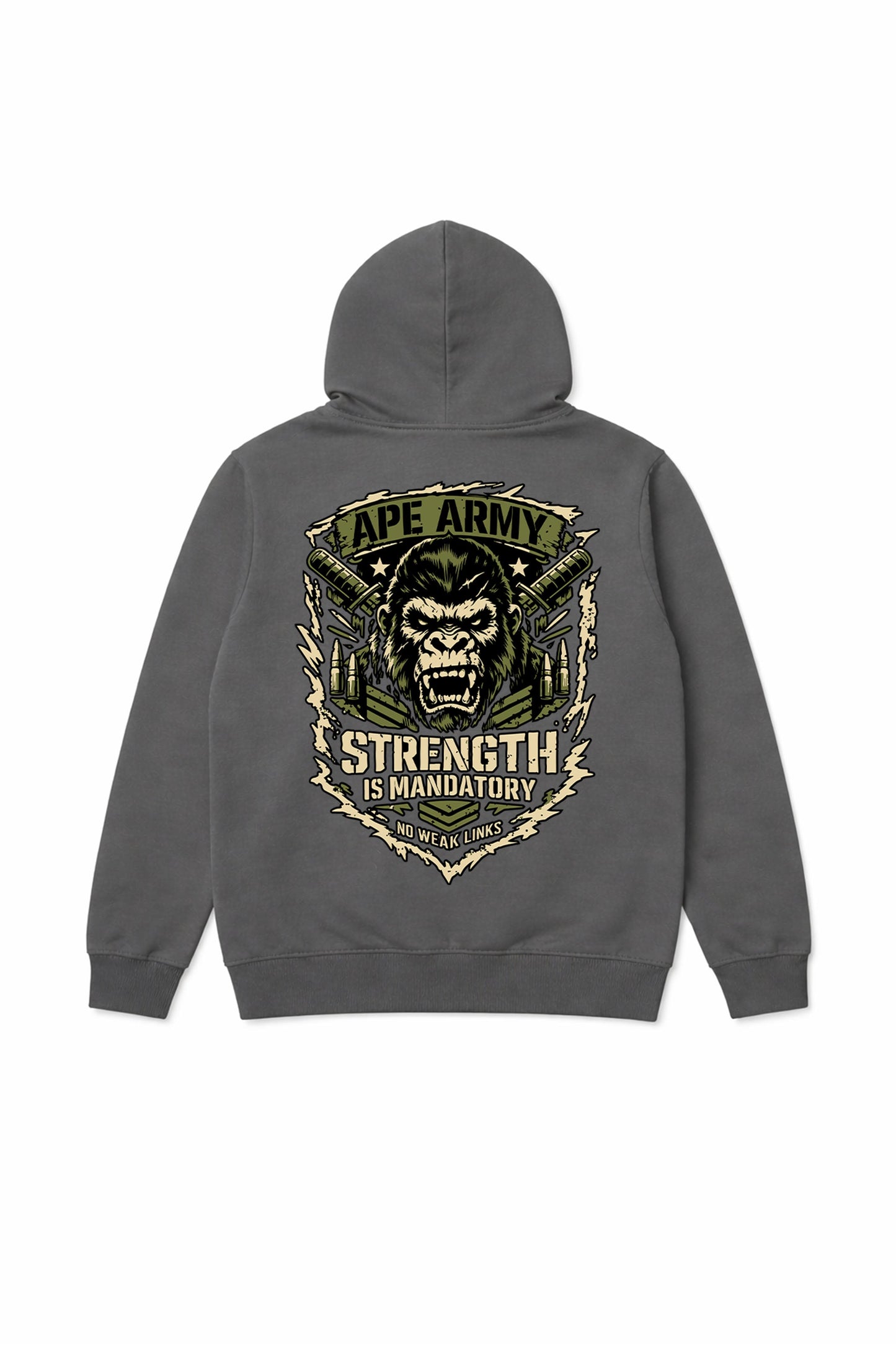 XAPE Army Hoodie - Charcoal