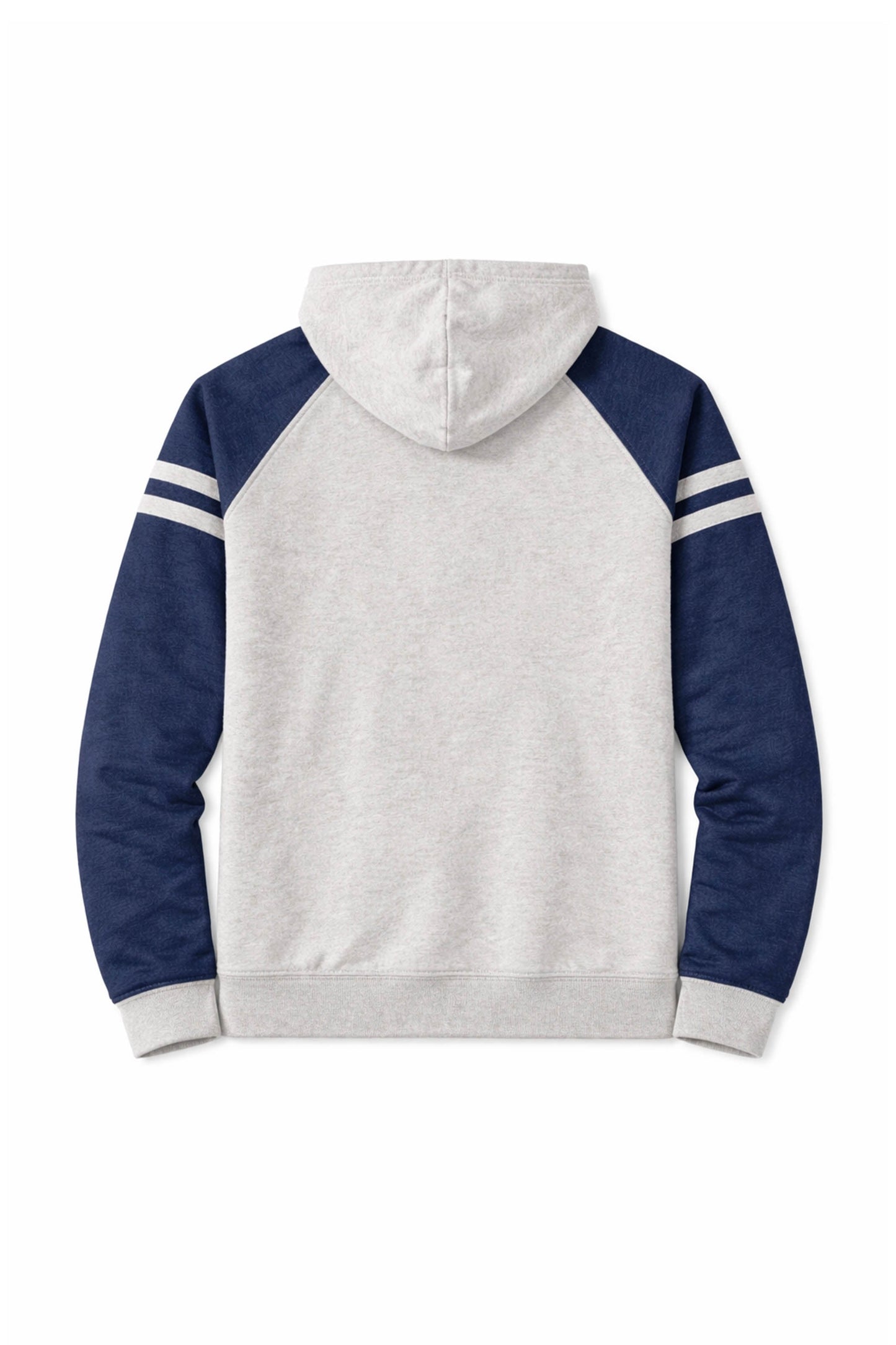 XAPE Blockline Raglan Hoodie - Oatmeal Heather/Indigo