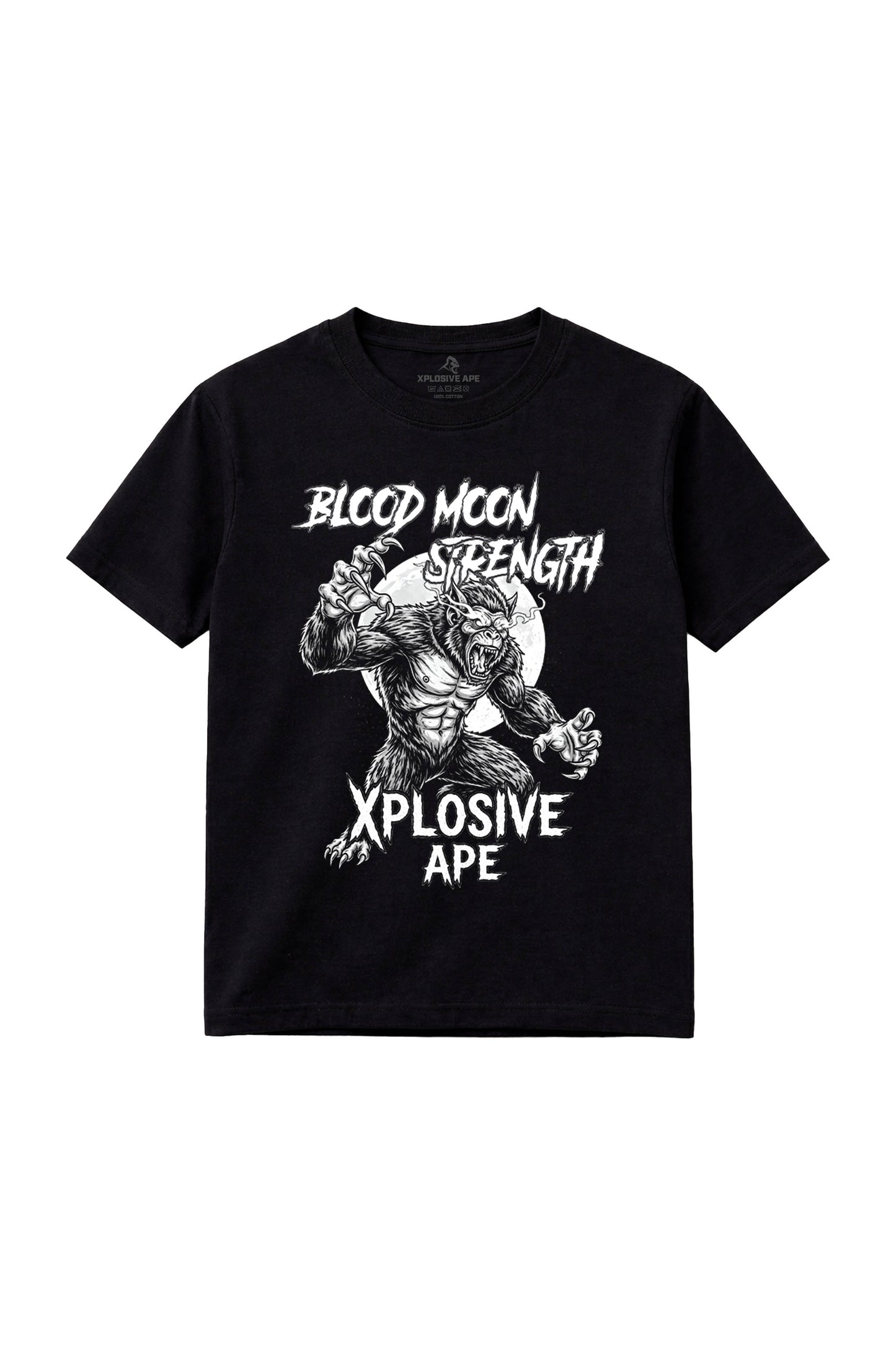 XAPE Blood Moon Strength Tee - Black