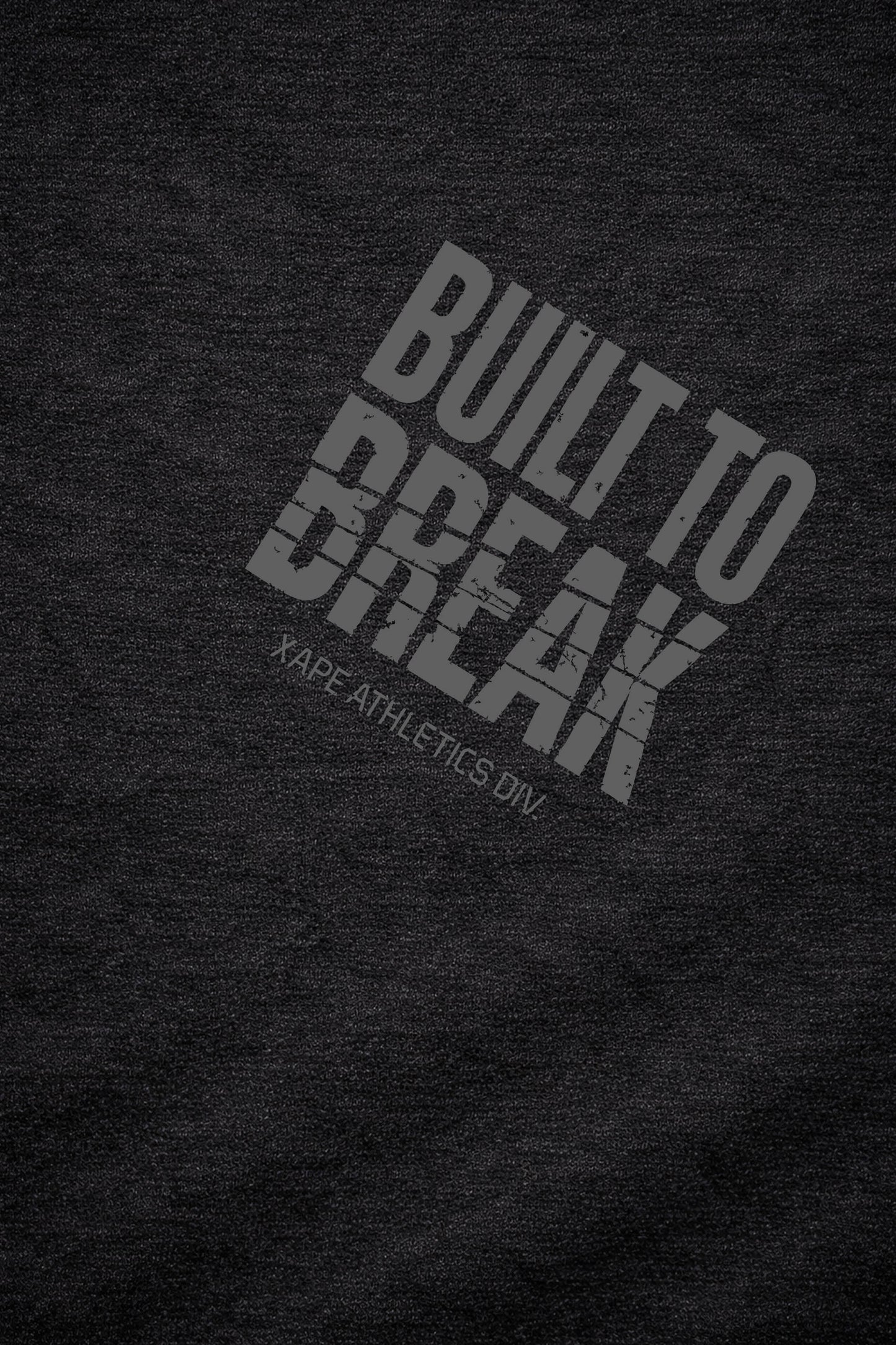 XAPE Built To Break String Hoodie - Black