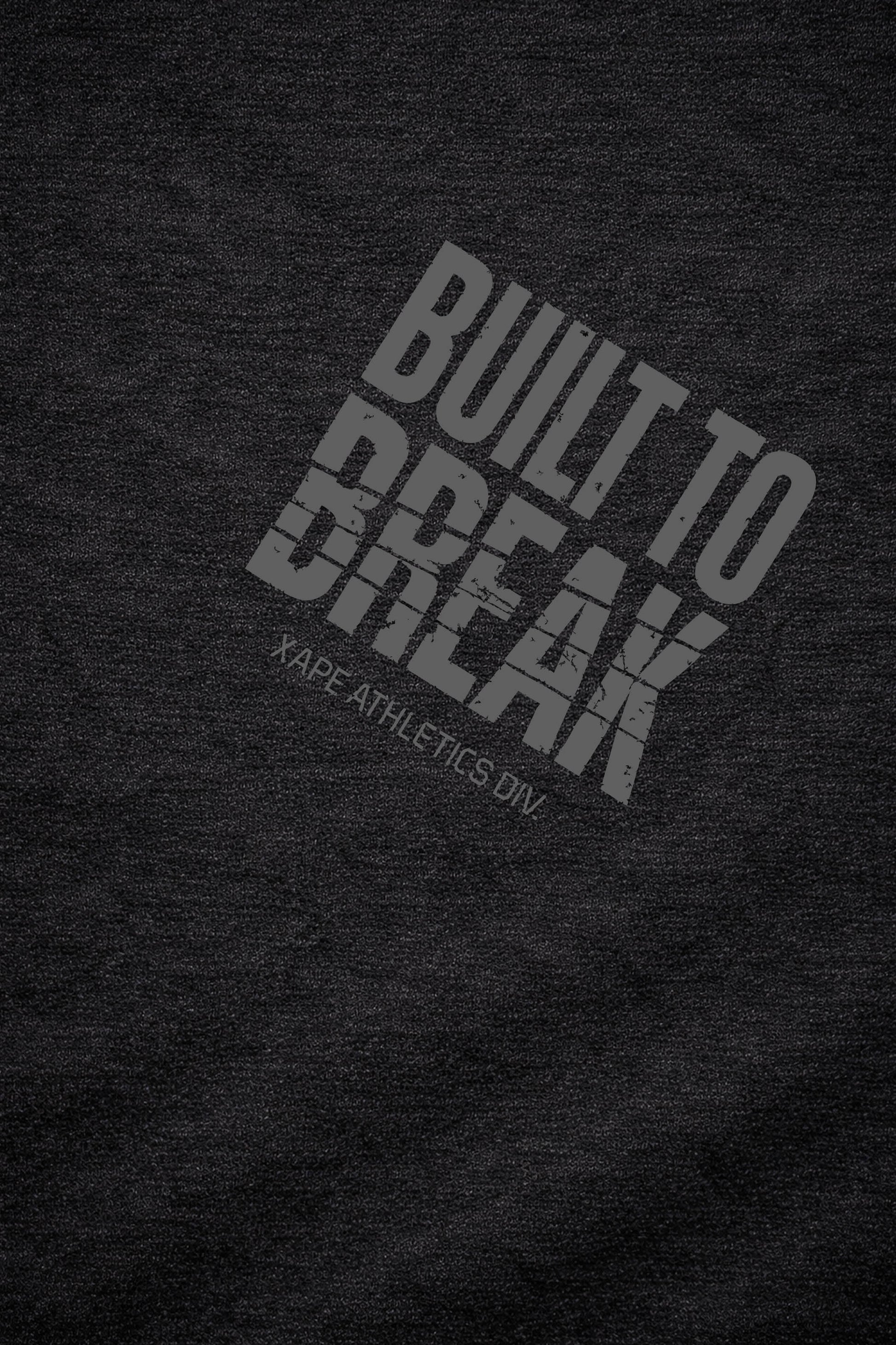 XAPE Built To Break String Hoodie - Black